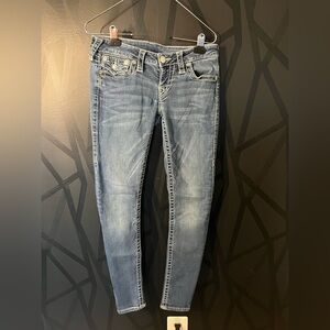 Y2K low rise true religion jeans, size 27